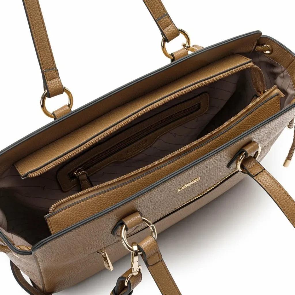 Outlet L.Credi Nova Schultertasche 22 cm toffee