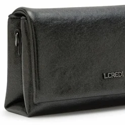 L.Credi Umhängetaschen<Novia Umhängetasche 22 cm schwarz