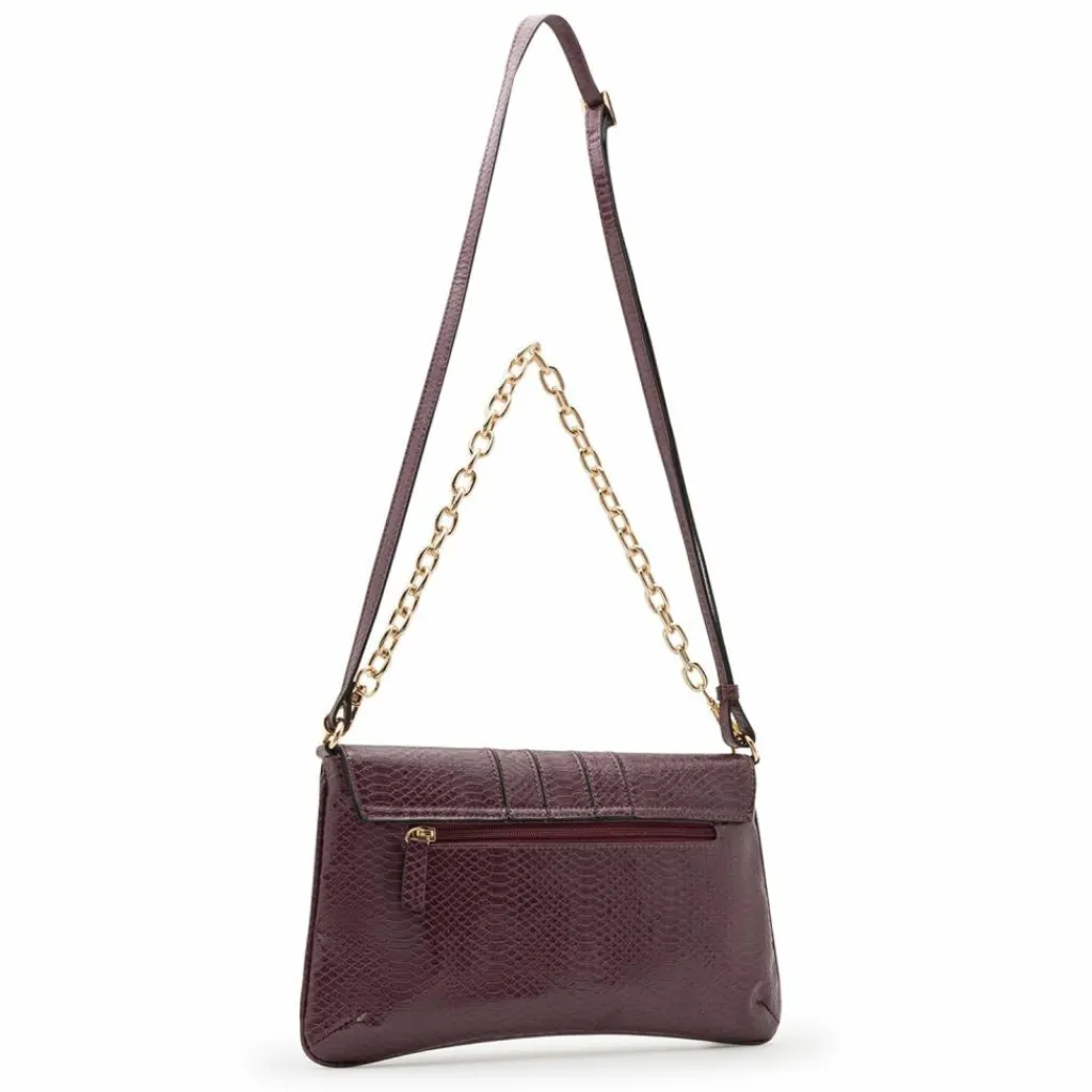 L.Credi Schultertaschen<Nuria Schultertasche 32 cm plum
