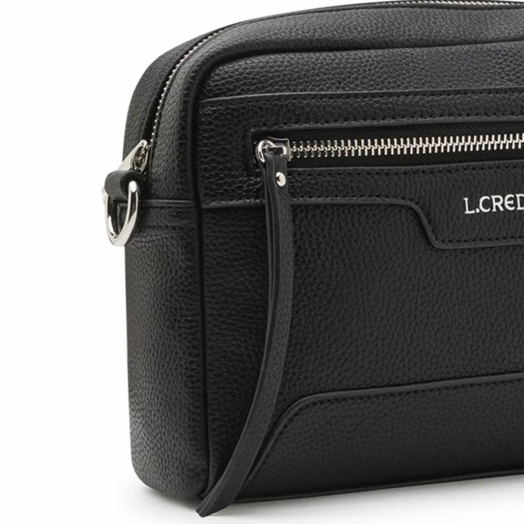 L.Credi Umhängetaschen<Oana Umhängetasche 23 cm schwarz