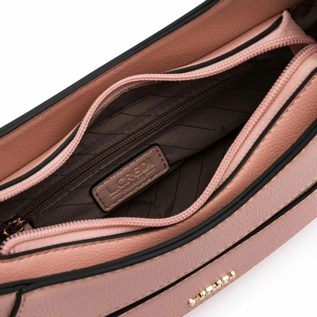 L.Credi Schultertaschen<Odelia Schultertasche 25 cm dusty rose