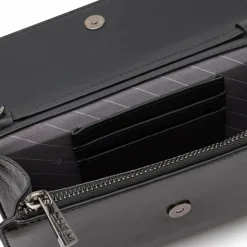 Outlet L.Credi Oliviana Umhängetasche 21 cm schwarz