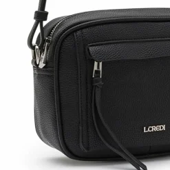 L.Credi Umhängetaschen<Ophelia Umhängetasche 23 cm schwarz