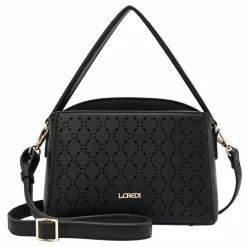 L.Credi Schultertaschen<Orchidea Schultertasche 22 cm schwarz