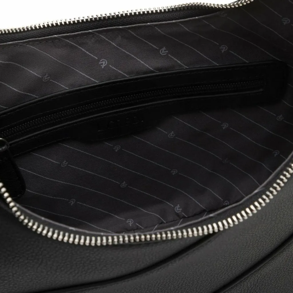 L.Credi Schultertaschen<Ornella Schultertasche 35 cm schwarz