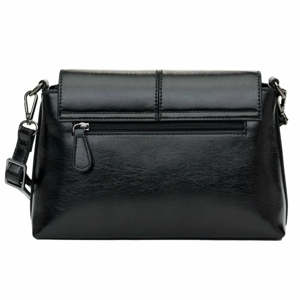 L.Credi Schultertaschen|Henkeltaschen<Pamela Schultertasche 26 cm schwarz