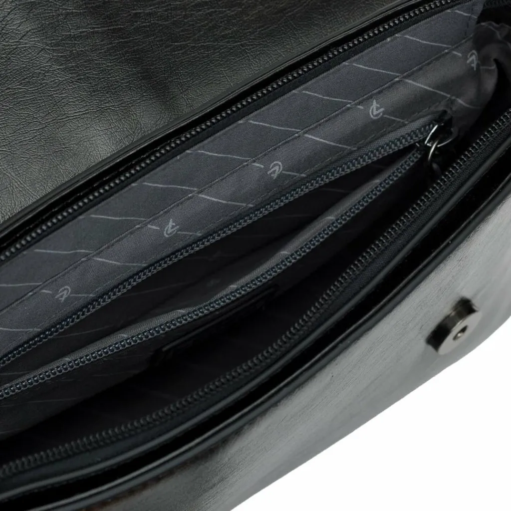 L.Credi Schultertaschen|Henkeltaschen<Pamela Schultertasche 26 cm schwarz