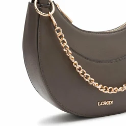 L.Credi Paulette Handtasche 23 cm dark taupe