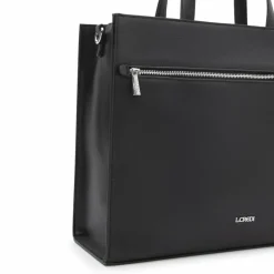 L.Credi Paulina Shopper Tasche 36 cm schwarz