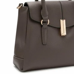 L.Credi Henkeltaschen<Perdita Handtasche 31 cm dark taupe