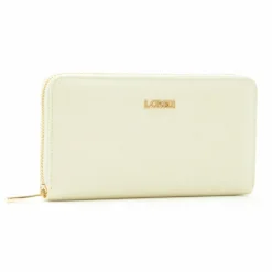 Discount L.Credi Perla Geldbörse RFID Schutz 19 cm creme