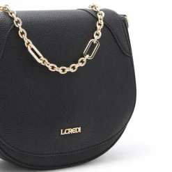 L.Credi Petrona Umhängetasche 22 cm schwarz