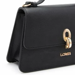 L.Credi Petronella Handtasche 23 cm schwarz