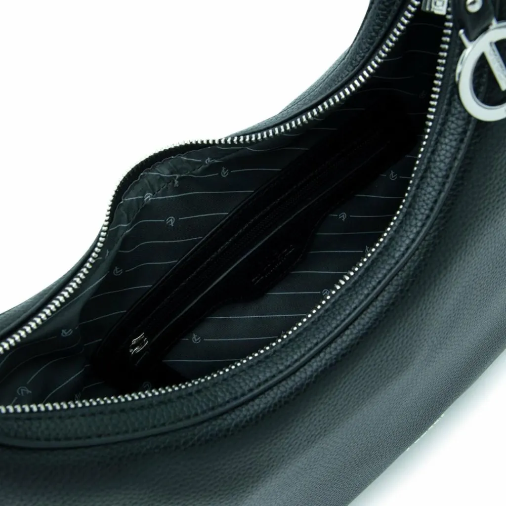 L.Credi Henkeltaschen|Schultertaschen<Petronia Schultertasche 33 cm schwarz