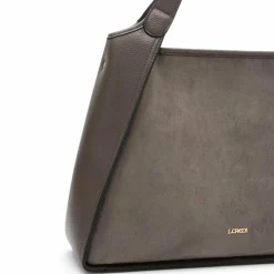 New L.Credi Pheline Shopper Tasche 40 cm dark taupe