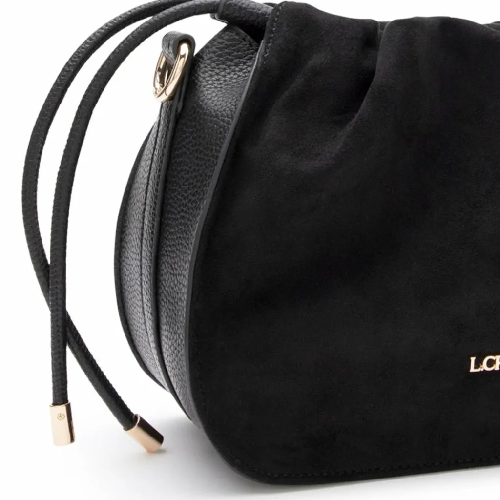 L.Credi Umhängetaschen<Pheline Umhängetasche 23 cm schwarz