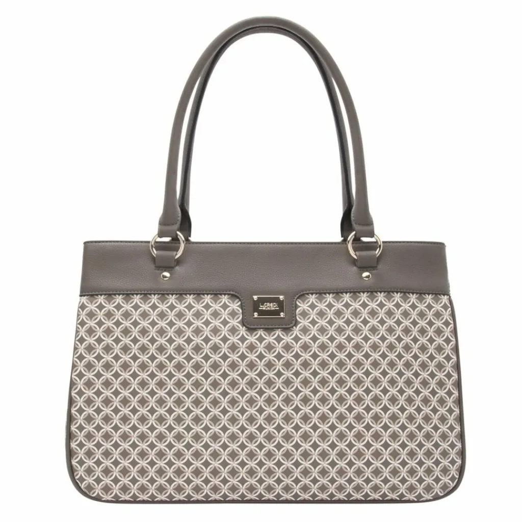 New L.Credi Pia Schultertasche 37 cm dark taupe