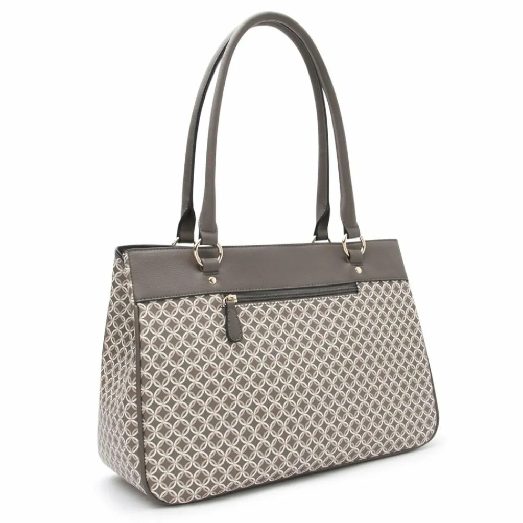 New L.Credi Pia Schultertasche 37 cm dark taupe