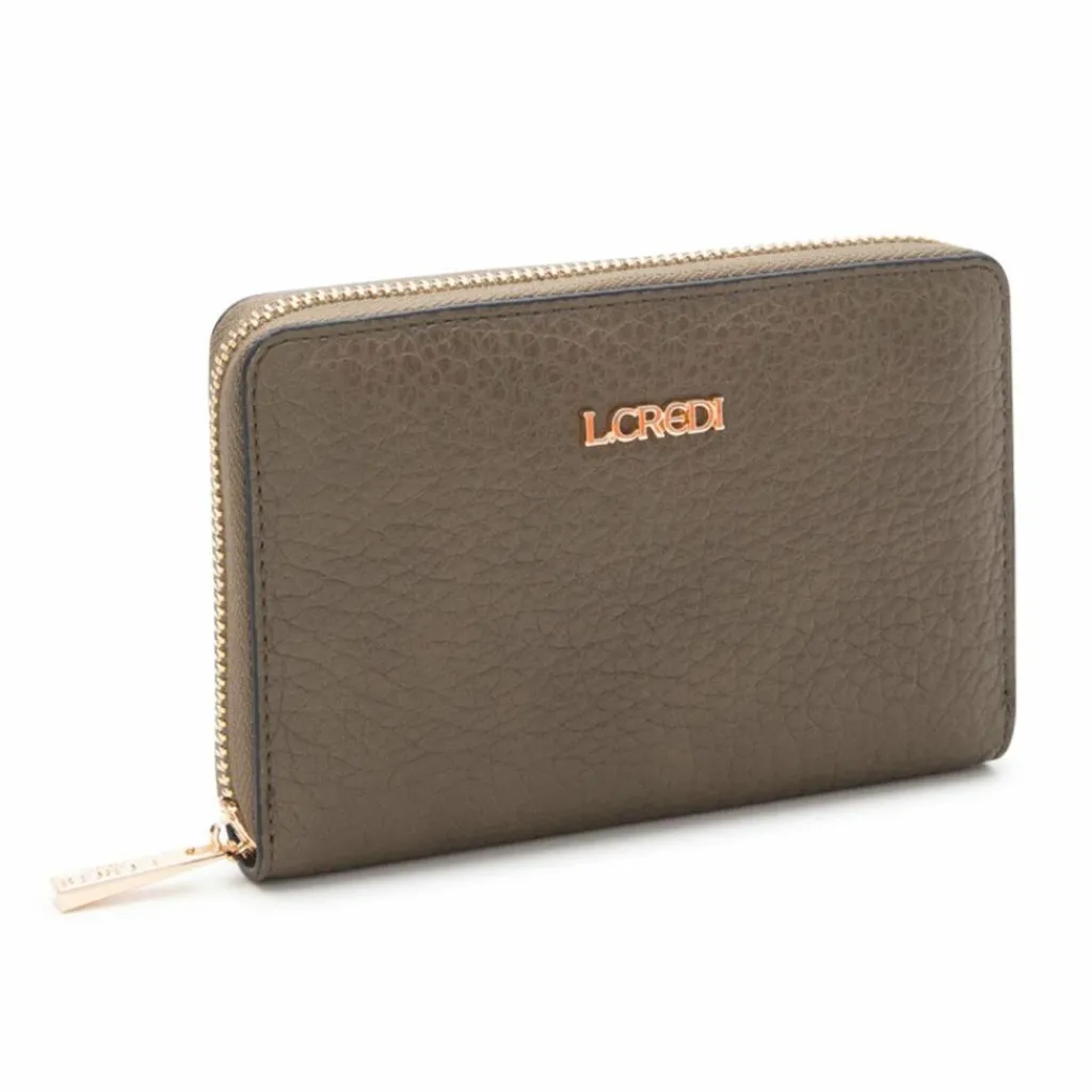 L.Credi Damengeldbörsen Querformat<Pinella Geldbörse 15.5 cm forest