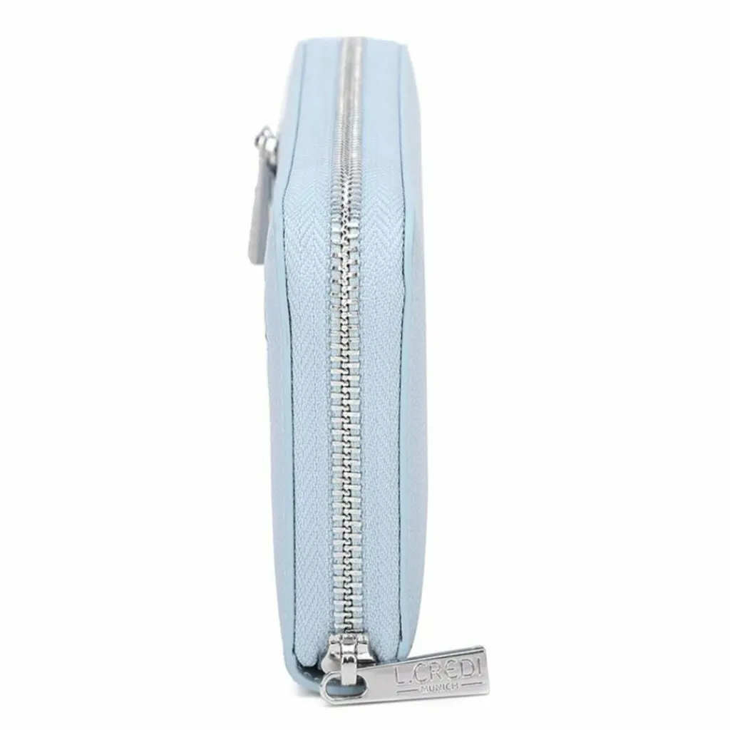 L.Credi Damengeldbörsen Querformat<Polly Geldbörse RFID Schutz 19 cm ice blue