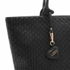 L.Credi Radka Shopper Tasche 48 cm schwarz