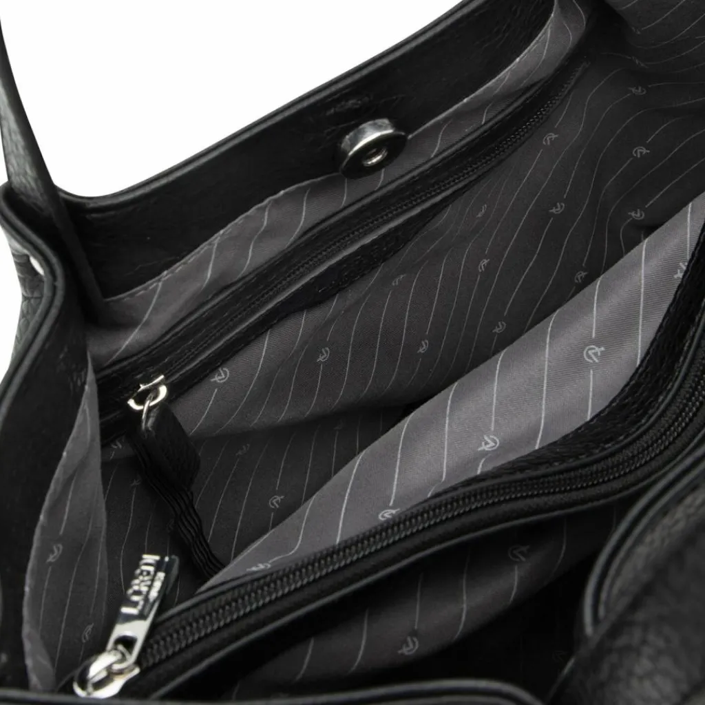 Outlet L.Credi Raila Shopper Tasche 31 cm schwarz