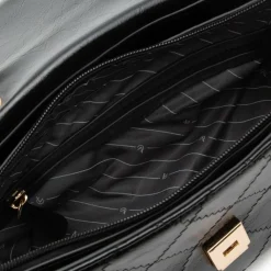 L.Credi Schultertaschen|Henkeltaschen<Remalia Schultertasche 28.5 cm schwarz