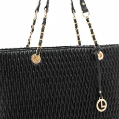 L.Credi Shopper|Schultertaschen<Roxanne Shopper Tasche 31 cm schwarz