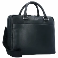 Leonhard Heyden Laptoptaschen|Aktentaschen<Berlin Aktentasche Leder 38 cm Laptopfach schwarz
