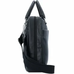 Leonhard Heyden Laptoptaschen|Aktentaschen<Berlin Aktentasche Leder 38 cm Laptopfach schwarz