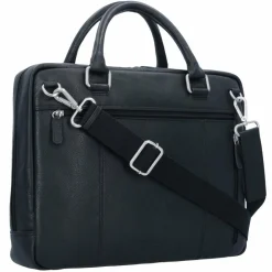 Leonhard Heyden Laptoptaschen|Aktentaschen<Berlin Aktentasche Leder 38 cm Laptopfach schwarz
