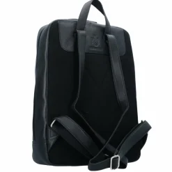 Leonhard Heyden Lederrucksäcke|Business-Rucksäcke<Berlin Rucksack Leder 42 cm Laptopfach schwarz