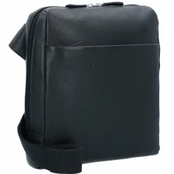 Leonhard Heyden Berlin Umhängetasche Leder 23 cm schwarz