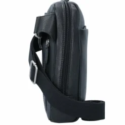 Leonhard Heyden Berlin Umhängetasche Leder 23 cm schwarz