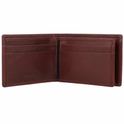 Leonhard Heyden Herrengeldbörsen Querformat<Cambridge Geldbörse Leder 10 cm rotbraun