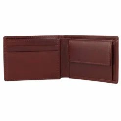 Leonhard Heyden Herrengeldbörsen Querformat<Cambridge Geldbörse Leder 10 cm rotbraun