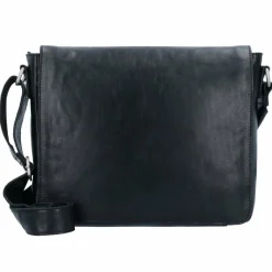 Online Leonhard Heyden Cambridge Messenger Leder 32 cm Laptopfach schwarz