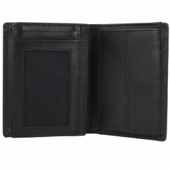 Leonhard Heyden Herrengeldbörsen Hochformat<Cambridge Geldbörse Leder 9.5 cm schwarz