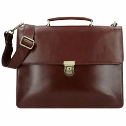 Leonhard Heyden Laptoptaschen|Aktentaschen<Cambridge Aktentasche Leder 40 cm Laptopfach rotbraun