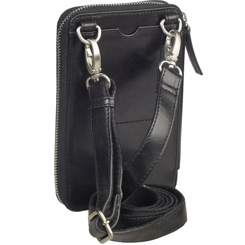 Leonhard Heyden Handytaschen<Cambridge Handytasche Leder 11 cm schwarz