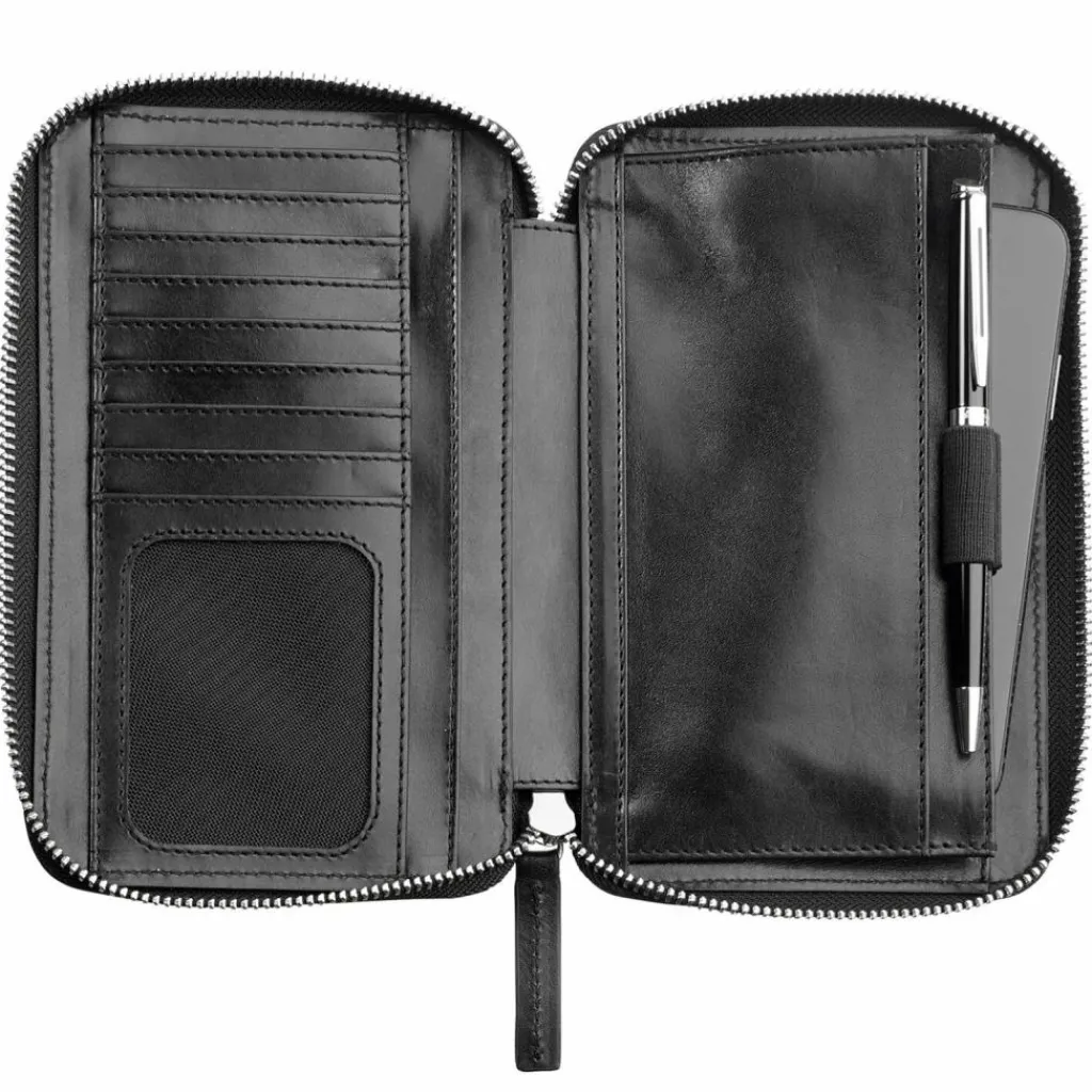 Leonhard Heyden Handytaschen<Cambridge Handytasche Leder 11 cm schwarz