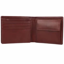 Leonhard Heyden Herrengeldbörsen Querformat<Cambridge Geldbörse Leder 12 cm rotbraun