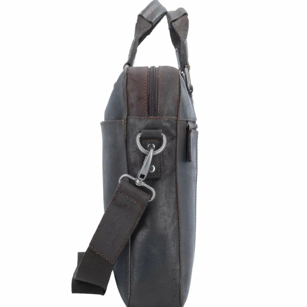 Leonhard Heyden Laptoptaschen|Aktentaschen<Dakota Aktentasche Leder 37 cm braun