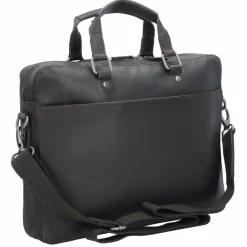 Leonhard Heyden Laptoptaschen|Aktentaschen<Dakota Aktentasche Leder 37 cm braun