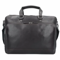 New Leonhard Heyden Dakota Aktentasche Leder 40 cm Laptopfach braun