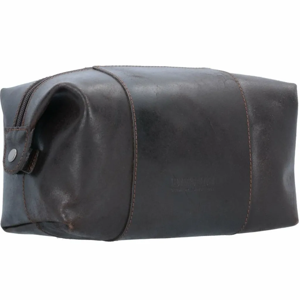 Discount Leonhard Heyden Dakota Kulturbeutel Leder 25 cm braun