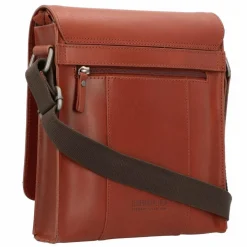 Leonhard Heyden Dakota Umhängetasche Leder 23 cm cognac