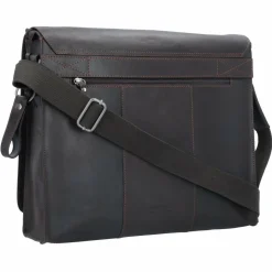 Leonhard Heyden Umhängetaschen<Dakota Umhängetasche Leder 38 cm braun