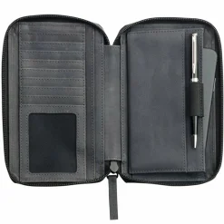 Leonhard Heyden Handytaschen<Den Haag Handytasche Leder 11 cm grau