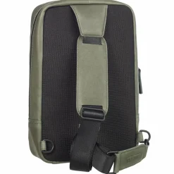 New Leonhard Heyden Den Haag Umhängetasche Leder 20 cm oliv